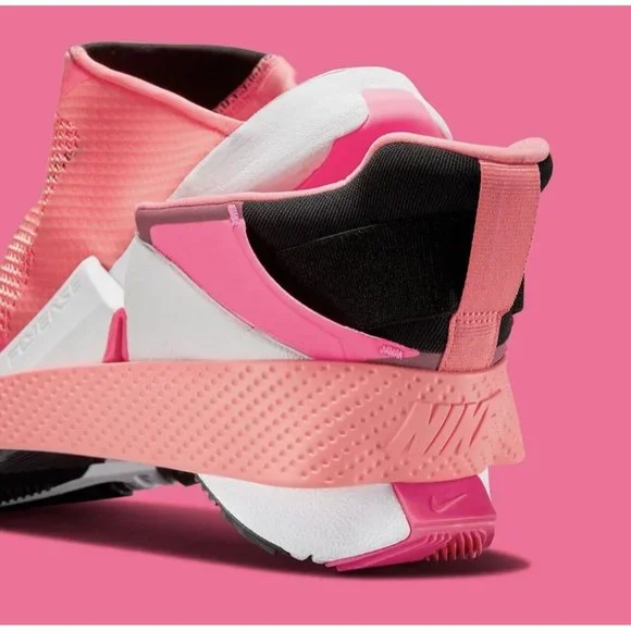 Nike Go FlyEase Pink Gaze Men's Size 11.5 & 13 Easy On Sneakers Shoes DZ4860-600 - Picture 2 of 14